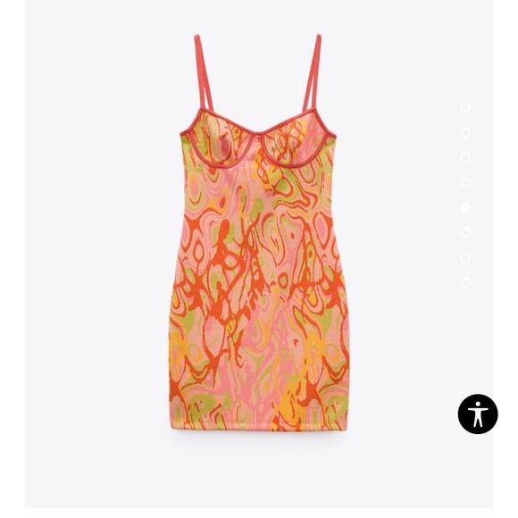 Zara colourful dress - Picture 2 of 4
